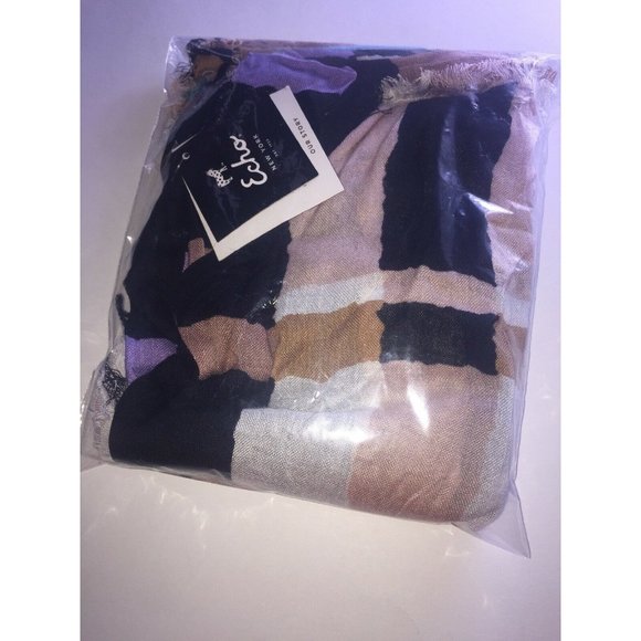 Echo Painted Plaid Wrap, Retail $48.00 - Picture 2 of 6